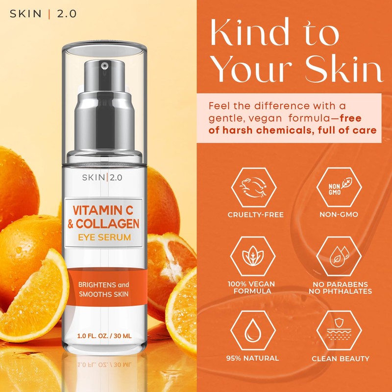 Skin 2.0 Vitamin C & Collagen Eye Serum - Dermatologist