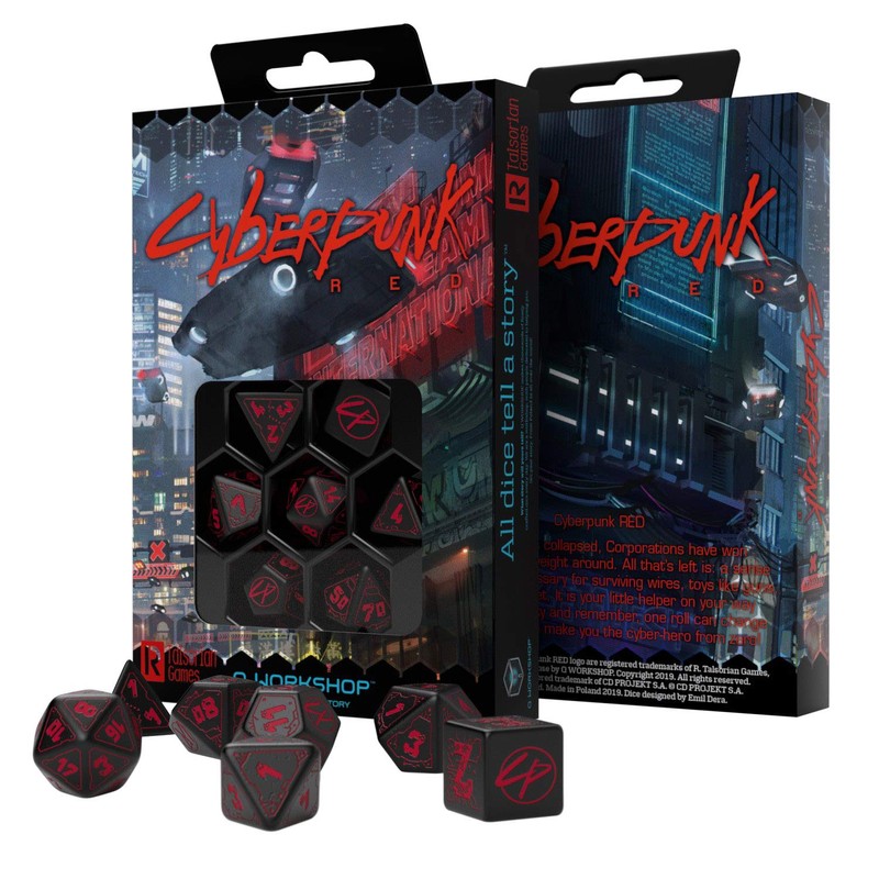 scpu01 - set 7 dadi - rpg cyberpunk red