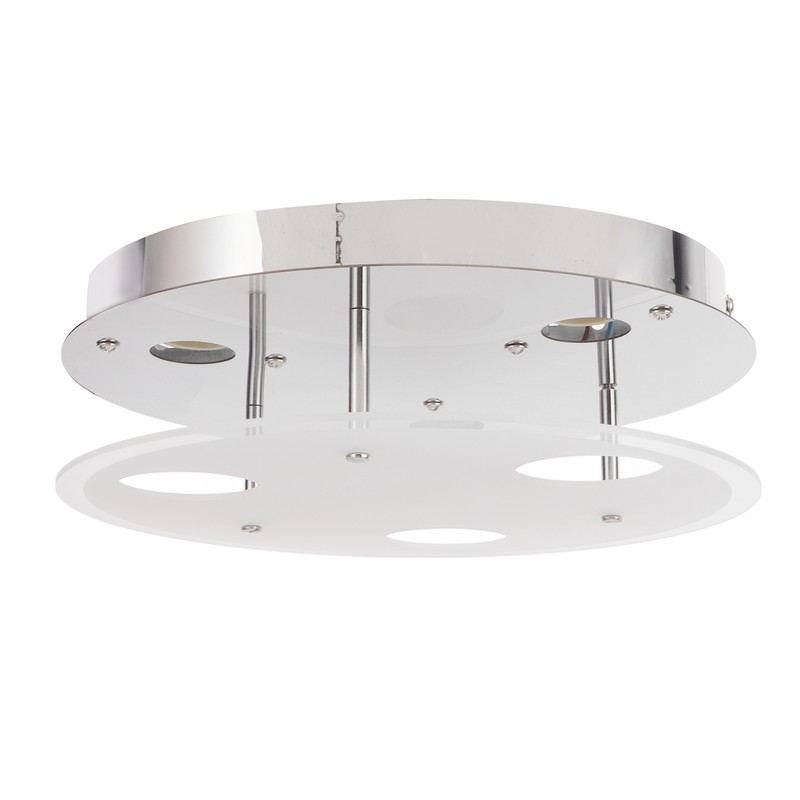 Ceiling Light Modern GU10 Bulb Socket Round Flush Mount Ceiling