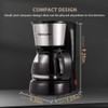 Nehilumn 4-5 Cups Drip Coffee Maker, Coffee Pot Machine Permanent