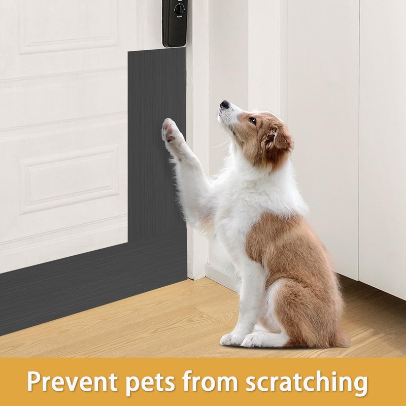 Soengsau Stainless Steel Kick Plate, Anti-Scratch Base Cover Kickplate, Peel