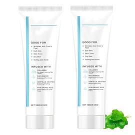 2PCS Crema Hidratante Vegana para el Cuidado de la Piel, Hidratacin Profunda y Reparacin, For Skin With Enlarged Pores and Uneven Skin Tone.