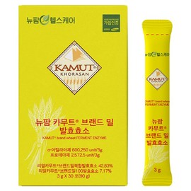 NewPharm Healthcare [뉴팜헬스케어] 카무트 브랜드 밀 발효 효소 (3g*30포) [Newfarm Healthcare] Kamut Brand Wheat Fermentation Enzyme (3g*30 Packs)