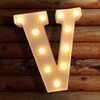 VITI - Letras con luces LED iluminadas para luz nocturna,