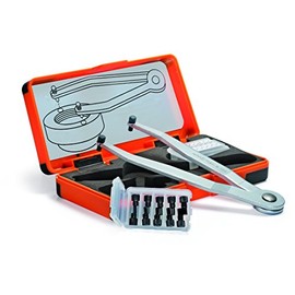 AMF 50427 Pin Wrench Set, Black, 8-100 mm