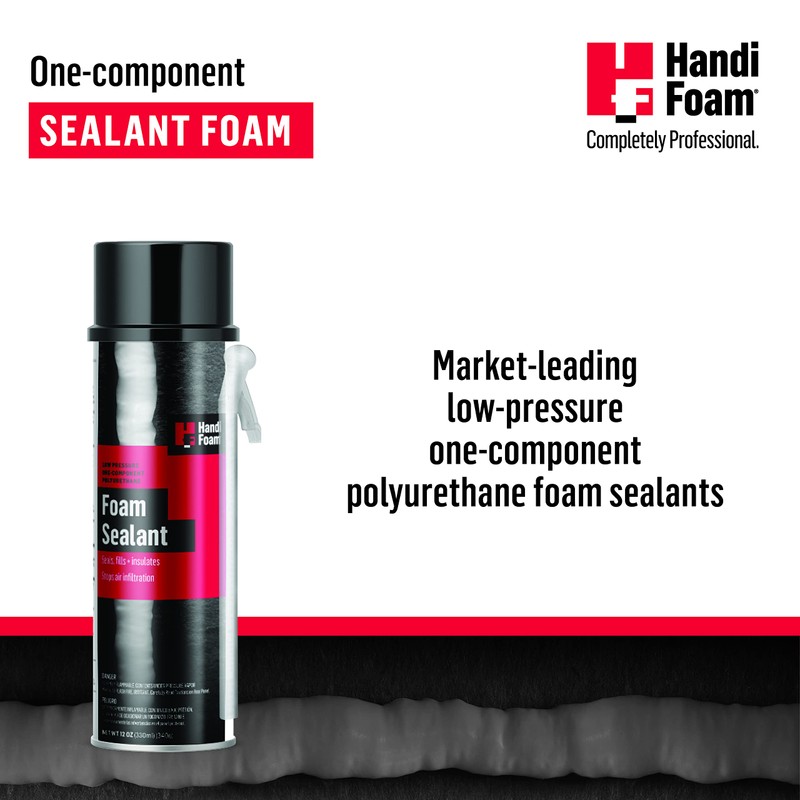 HANDI-FOAM Low-Pressure ONE-Component Polyurethane Foam SEALANT (OCF), P30002
