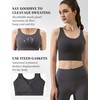 High Impact U Back Sports Bras for Women Wirefree Built