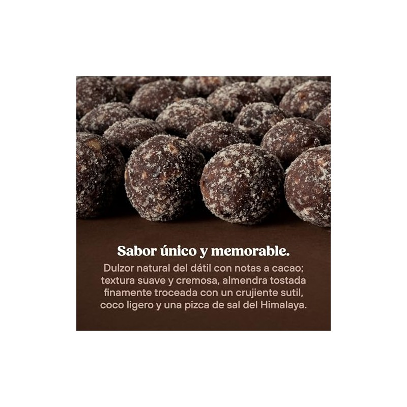 Dat Snack - Bolas de Energía de Dátil con Cacao,
