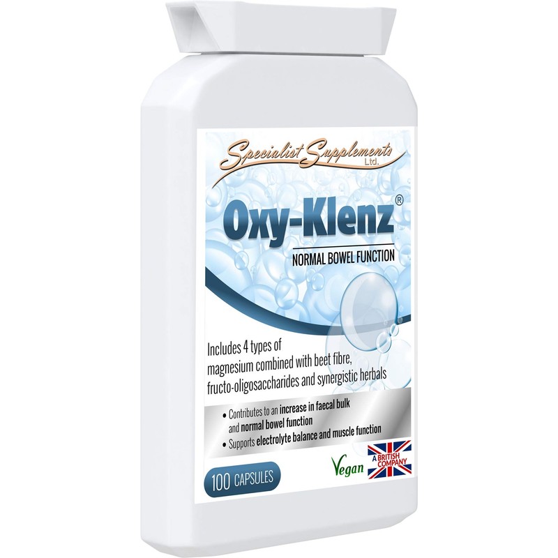 Specialist Supplements Oxy-Klenz Healthy Bowel Function 100 Capsules (Pack of