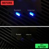 JIEHENG Light Blocking Stickers,Blackout Sticker for Electronic,2 Sheets Cover White
