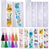 LET'S RESIN Bookmark Resin Molds Silicone 1.5'' Wide, Blank and