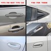 QIOON 8 Pcs Car Door Handle Protectors - Transparent Waterproof