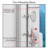 Window Safety Restrictors 2 Pcs Plastic Window Restrictor Hooks Adjustable