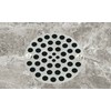 Artiwell 4’’ Shower Strainer Drain Trim Set, Solid Brass Screw-in