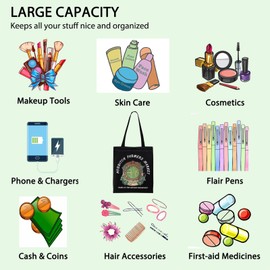 FOTAP LOTR Merch Lord Rings Tote Bag Lord Rings Movie Gift Hobbit Gift Movie Fans Gift Lord Rings Quotes Handbag (HOME HOB UK BLK)