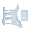 Dopro White HSS Pickguard and Tremolo Tremolo Cover for Yamaha