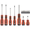 BLACK+DECKER Magnetic Screwdriver Set, 17-Piece (BDHT65003)