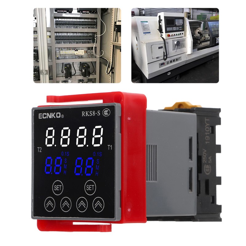 Multifunctional Time Relay with Base LCD Display 1 On 1