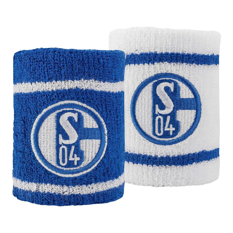 FC Schalke 04 Sweatband Set of 2 9.5 x 3