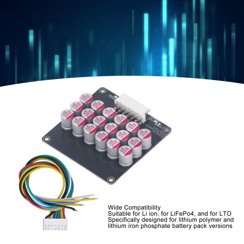 4‑6S 5A Active Battery Balancer for Lifepo4 Lipo Lto Energy