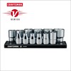 CRAFTSMAN V-SERIES Socket Set, Shallow SAE, 3/8 Inch Drive, 12