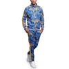 G-Style USA Men's Royal Floral Tiger Track Suit ST559 -