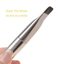 COSHINE 2pcs Super Thin Blade Foundation Makeup Brush, Soft Synthetic Bristles Makeup Brushes