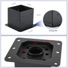 AXWHYS 6x6 Post Base 4 Pcs, (Inner Size 5.6x5.6) Post