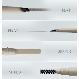 HEART PERCENT Dote On Mood Edge & Flat Eye Brow 0.8g, Color:#M1  Seal Brown