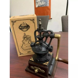 Vintage Large Cast Iron Collection Manual Counter Coffee Grinder