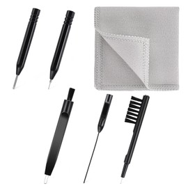 6 Pcs Hearing Equipment Cleaning Kits Hearing Equipment Cleaning Brush Tools Cleaning Accessories for Earbuds Headphones