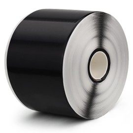 LLPT Joist Tape for Decking 4” x 50 Ft 0.05" Thick Flashing Joist Protection Tape Heavy Duty Self Sealing Waterproof Butyl Sealant for Wood Decks Building Joists Seams 1 Roll Black (JDT10150)