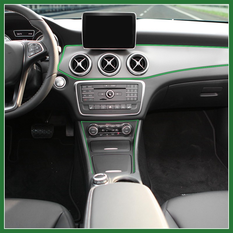 Motoforti Car Trim Strip Line Door Edge Seal Protector Green