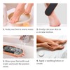 Pumice Stone Foot File - Wooden Pedicure Feet Scrubber with
