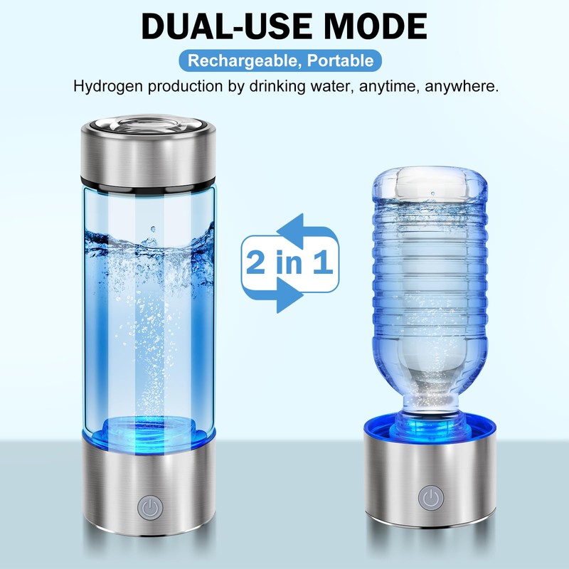 2026 New Hydrogen Water Bottle, Hydrogen Water Generator with Advanced