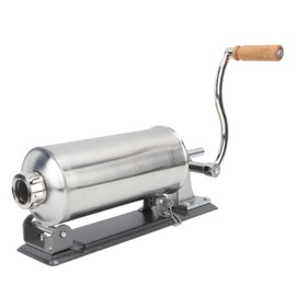 3L Stainless Steel Manual Sausage Stuffer - Fast Filling & Large Capacity Meat Horizontal Filling Machine for Home Kitchen Use