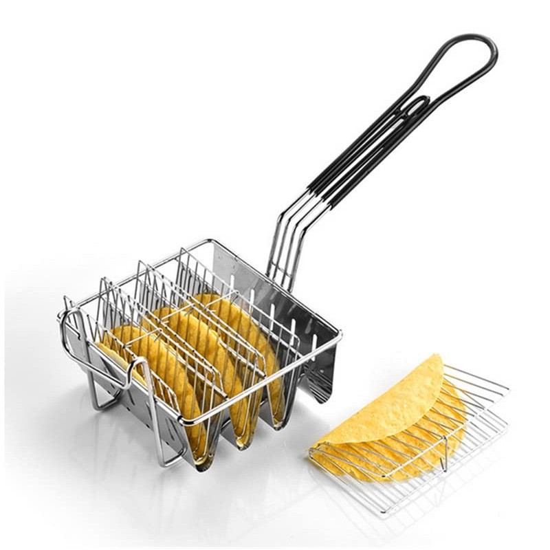 SOTECH Tortilla Fry Basket Kitchen Fried Cooking Taco Shell Mold