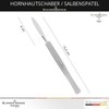 Schwertkrone Professional Callus Scraper, Gel Spatula, Cream Spatula, Ointment Spatula,