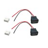 Typheoniks 2Pin USB 2.0 USB Female Pigtail Cable Power Jack