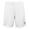 Umbro - Pantalón Corto de Campo para niños, Blanco, Medium