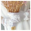 Cirsaeur Women's Wedding Gloves, Thin, Short, Lace, Silk, Stylish, Bride,