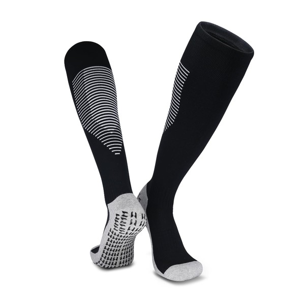 O.F.M Football Socks, Stockings, With Grip, Anti-Slip Socks, Shock Absorption,