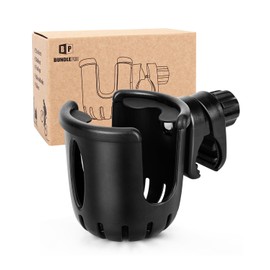 Universal Cup Holder Stroller Drink Holder for Bikes, Trolleys or Walkers, Fits Most Cups