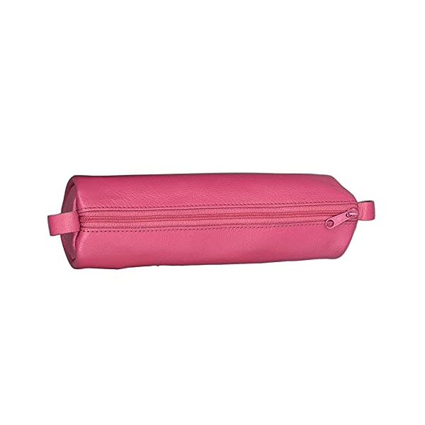 Alassio 43144 Real Leather Pencil Case Pink Pencil Case Approx.