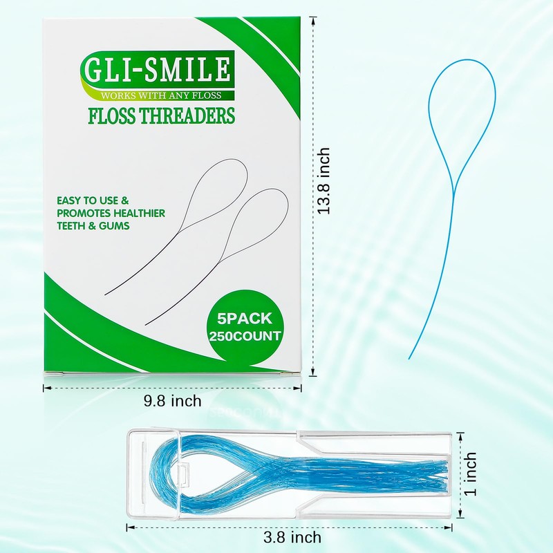 Floss Threaders, Orthodontic Threader, Ultraclean Access Tool for Maintaining Oral