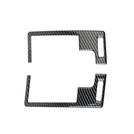 Fewshaw Carbon Fiber Style Center Console Dashboard Air Outlet AC Vent Cover Trim Accessories for Nissan 350Z