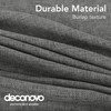 Deconovo Square Wipeable Faux Linen Table Cloth Water Resistant Tablecloth