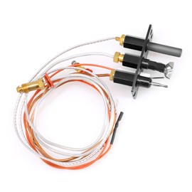 Aibabcue 4021-737 Propane Gas Pilot Assembly Kits for Heat N Glo, Heatilator, Quadrafire Fireplaces, 485-511A Pilot Assembly with Thermocouple Thermopile Replacement Parts