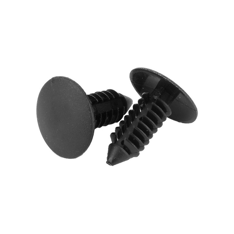 Pack of 100 Plastic Bumper Fixing Rivet Clips Mudguard Bumper