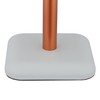 Relaxdays Standing Kitchen Roll Holder, Stainless Steel, Paper Roll Holder